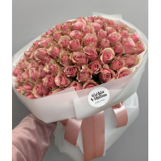 51 rožinė rožė 40 cm